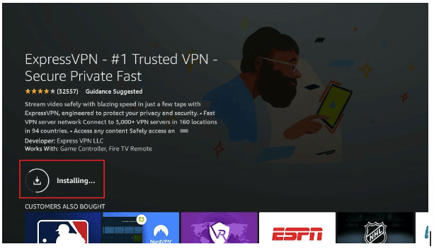 ExpressVPN on Fire TV stick