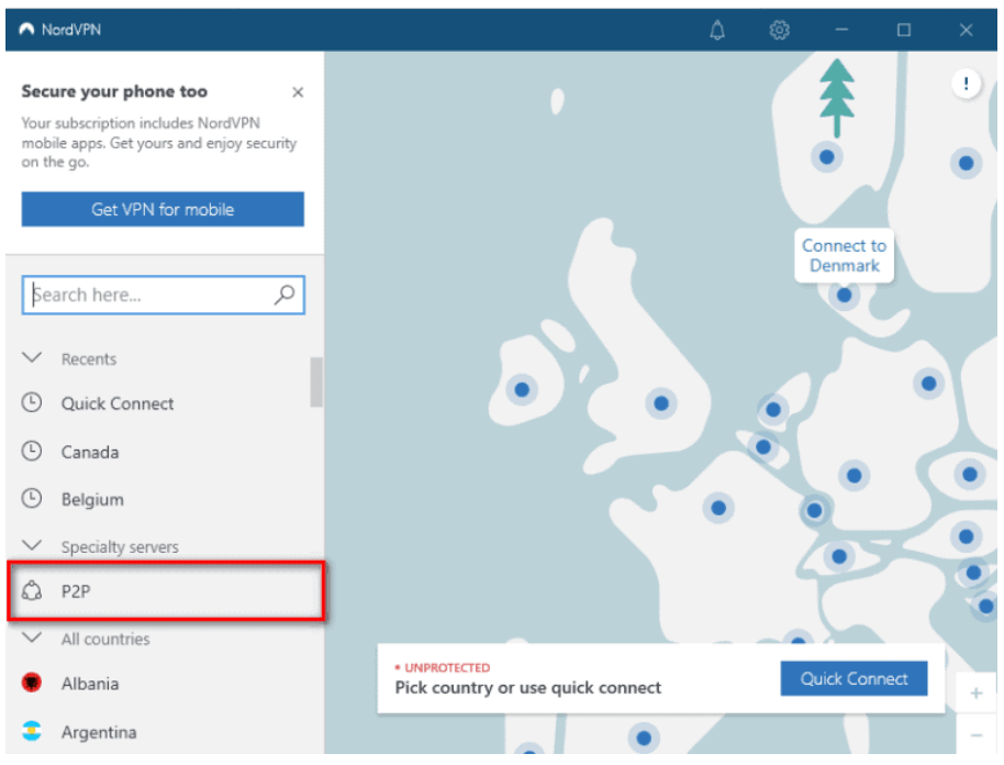 Opening NordVPN