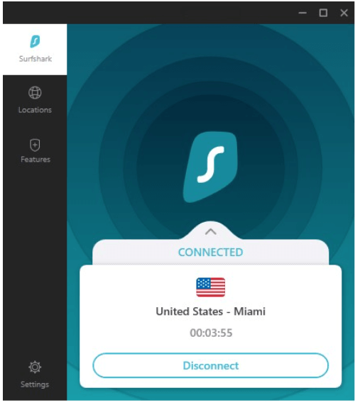 Select the Disconnect button to end the connection