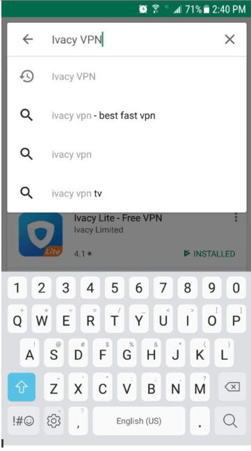Download IVacy VPN App on android