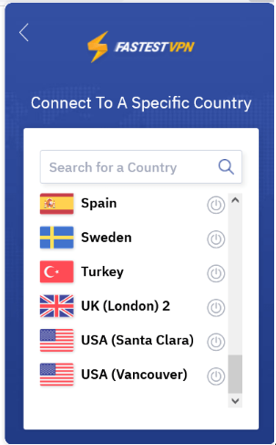 Select Countries