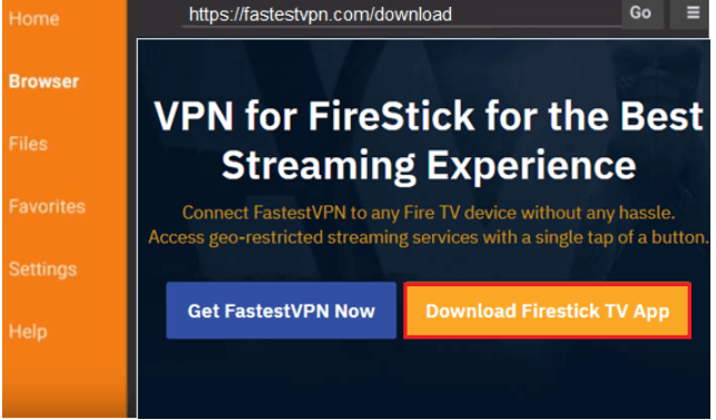 Select Download Firestick TV App