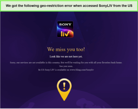 is sonyliv available in usa