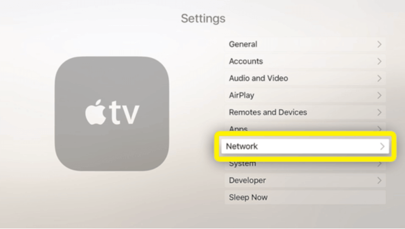 select the network you allowlist