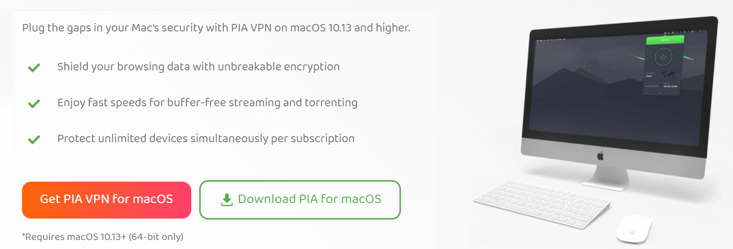 PIA VPN for macOS
