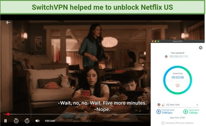 SwitchVPN Or Watching Netflix