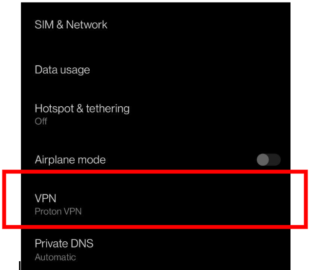 Tap On VPN