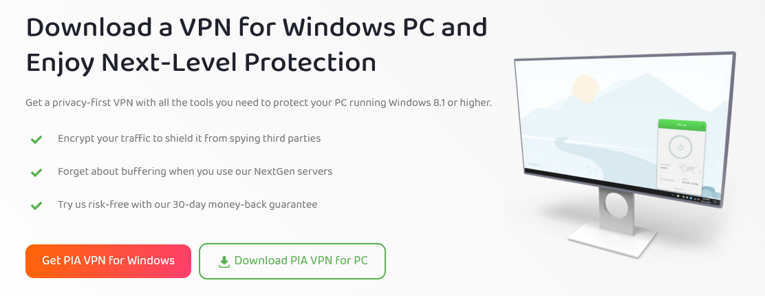 PIA VPN for windows