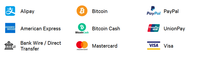 Payment Methods For VPNArea