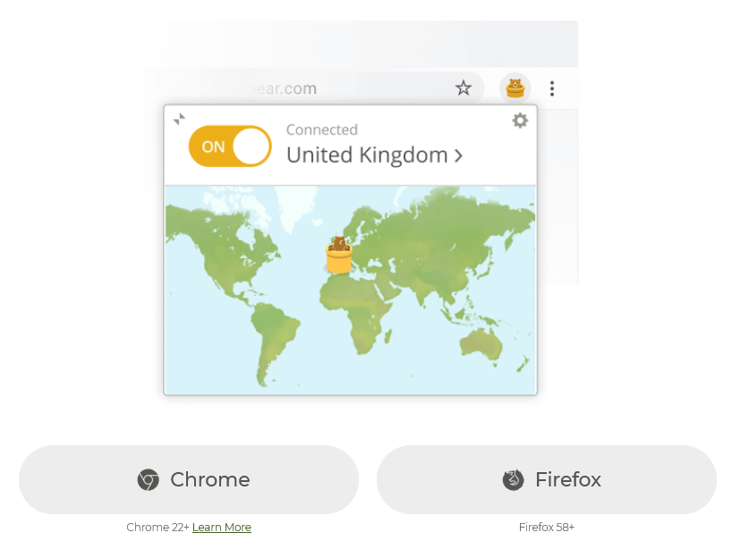 TunnelBear VPN Browser Extension