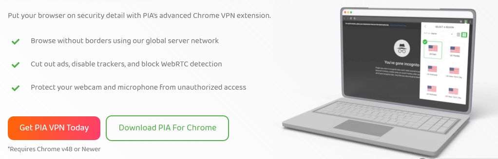 pia vpn for chrome