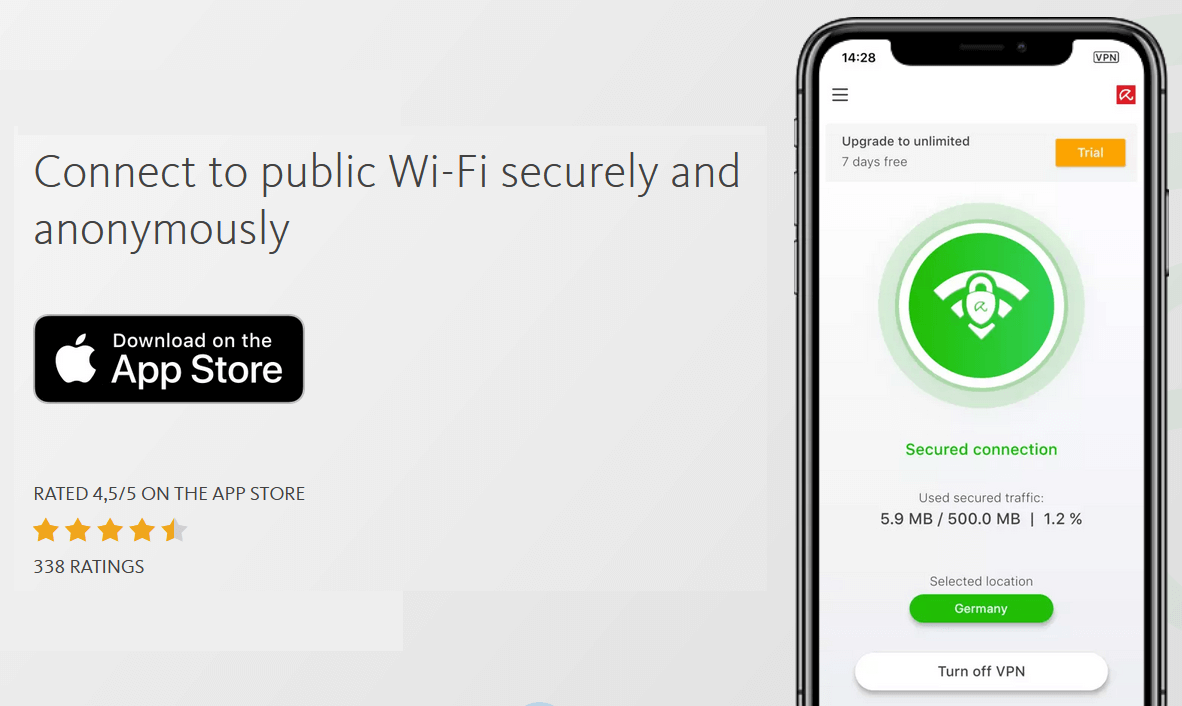 Avira VPN for iOS