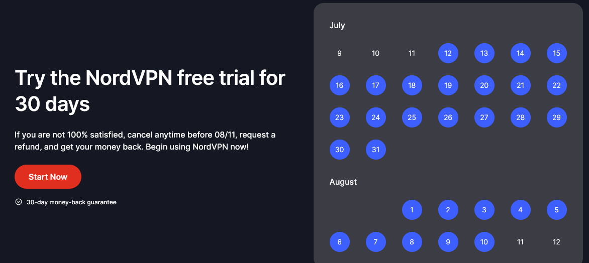 NordVPN Free Trial for Netflix