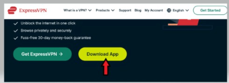 Select the VPN app