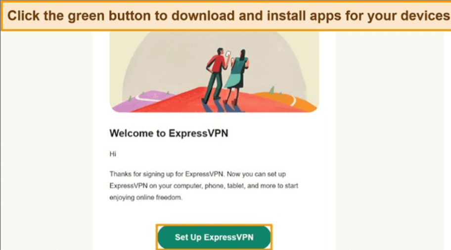 Setup for ExpressVPN